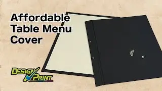 Affordable Table Menu Cover