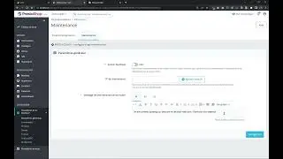 PrestaShop 8: Maintenance Mode (PrestaShop Coach)