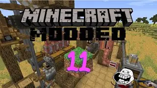 Modded Minecraft Part 11 - falling with style