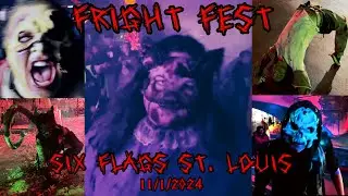 LAST FRIDAY OF FRIGHT FEST! | Freaks Unleashed @ Six Flags St. Louis 11/01/2024