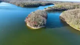 Burke Lake Beautiful view | 4K Drone video