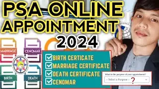 PAANO MAG APPOINTMENT SA PSA ONLINE NG BIRTH, MARRIAGE, AT DEATH |PSA ONLINE APPOINTMENT Update 2024