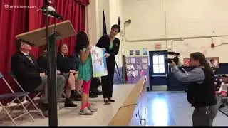 Local student wins lottery art contest