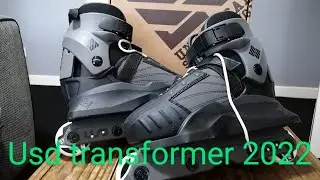 New rollerblades usd transformer 2022 unboxing. my first time on inline skates