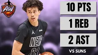 Nolan Traor&eacute; 10 pts, 1 reb, 2 ast vs Suns | 2025-26 NBA Season