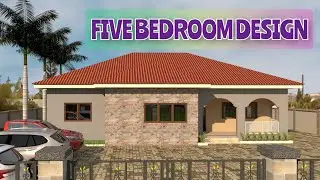 FIVE BEDROOM HOUSE | Simple design
