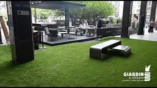 Giardini & Giardini al Fuorisalone 2024 - Installazione prato sintetico!