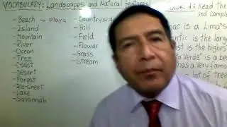 VOCABULARY: Landscapes & natural features