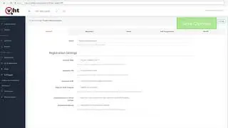 Publishing Configuration Settings