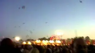 Originele  vreugde-uitbarsting bij de doortocht van Goose op Pukkelpop 2012...