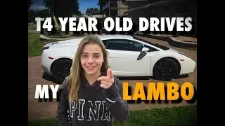 Lamborghini For Kids | 14 Year Old Girl Drives My Lamborghini Gallardo