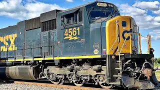 Csx M441 in Plant City, FL (Ft. SD70MACE 4561, BGT 187, Caboose & 7507 Biodiesel)