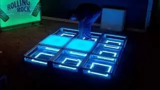 5 Minute LED Lighted Portable Dance Floor Breakdown