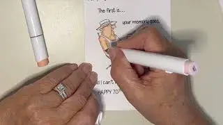 Fun card for an old friend