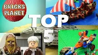 Top 5 Most popular Lego videos 2016 on my channel