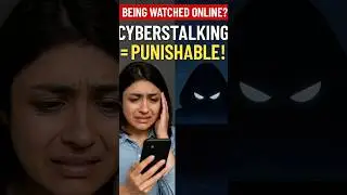 Cyberstalking is a Crime! Know Your Legal Rights #stalker #shorts