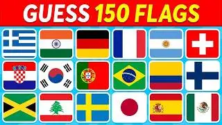 Guess All the 150 Flags of the World 🚩 | Guess the Country Flag Quiz 2024