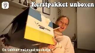 kerstpakket van de appie & meer #9 vlogmas ✩ Lydia Elisabeth