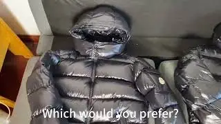 Real vs Fake Maya Black Short Down Jacket From supkicks