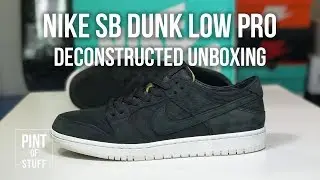 Распаковка Nike SB Zoom Dunk Low Pro Deconstructed Black с Mr B