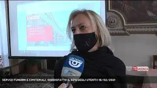 SERVIZI FUNEBRI E CIMITERIALI, SODDISFATTO IL 92% DEGLI UTENTI | 16/02/2021
