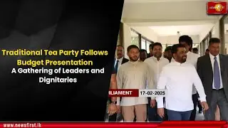 Traditional Tea Party Follows Budget Presentation: A Gathering of Leaders and Dignitaries