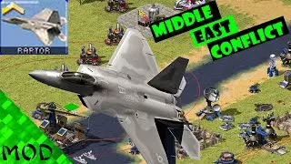 Red alert 2 | Gulf Retaliation | Middle East Conflict v.2 | CnCnet Brutal AI (1 vs 7 + Superweapons)