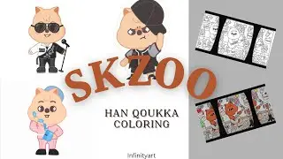 SKZOO Coloring | Han Quokka ✨