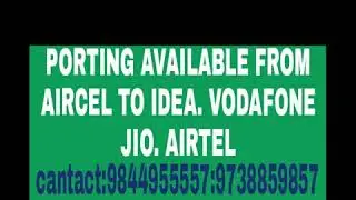 aircel porting