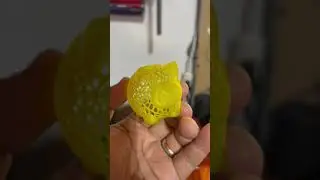 First cured print using Creality UW-01 Washing and Curing Machine for 3D Resin Printer