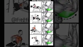 Triceps workout at home #fitness #viralgym