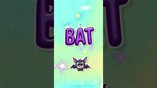 Rhyme Time! Hat, Cat, Bat | Zippy Brains Short #kids #kidsshorts #nurseryrhymes
