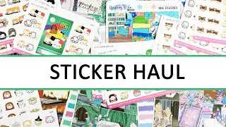 Planner Sticker Haul #52 (character stickers, kits)