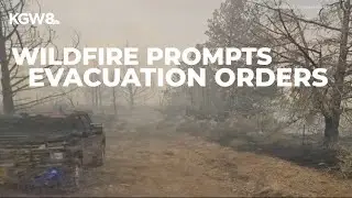 Wildfire burning in Central Oregon prompts evacuation orders