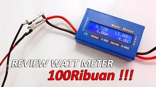 Review Watt Meter Amper Meter Murah 100 ribuan !!!