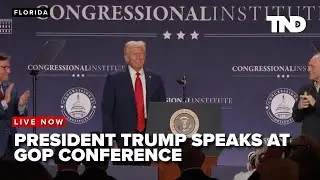 President Trump speaks at GOP conference