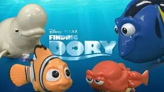 Finding Dory I Swim Nemo, Dory, Hank & Bailey from Bandai