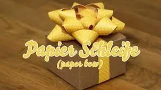 DEKORATION - Papierschleife - paper bow