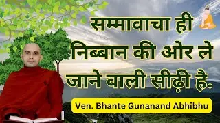 SAMMA VACHA NIBBAN TAK LEKE JANA WALA MARG #BUDDHA #buddharashmi #dhammapadaatthakatha #dhammapada