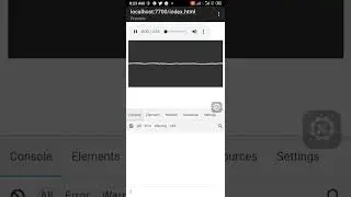 Javascript audio visualizer