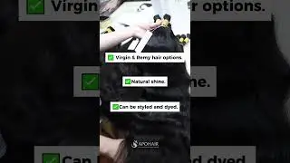 Long Black Hair from Apohair