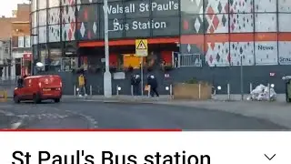St Paul's Bus station in the city of Walsall England