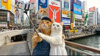 Osaka &mdash; Two Cats in Street Flavor