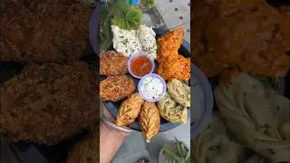 Ultimate Momos Platter ❤️ || Best Momos in Delhi 😋 || Comparison Video #shorts #momos