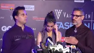 Radhika Apte Ramp Walk For Designer Shantanu & Nikhil at Van Heusen+GQ Fashion Nights 2017