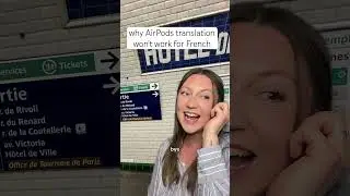 AirPods French translation gone wrong #french #france #learnfrench #airpods #translation #funny