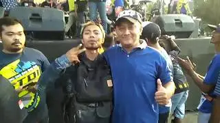 Ngetril bareng bupati ngawi di acara BHE ponorogo
