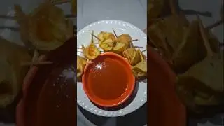 Crispy Fried Potato Flower quick snacks recipe 😋 #youtube#shortsvideo
