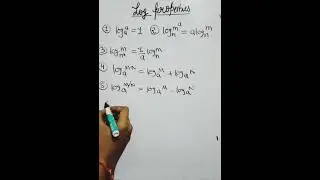 Most important properties of Log || Log formulas || Tricky mind blowing formula||#jee #shorts #maths