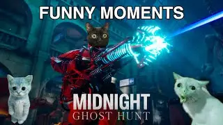 Midnight Ghost Hunt - Funny Moments | MEOW MEOW MEOW